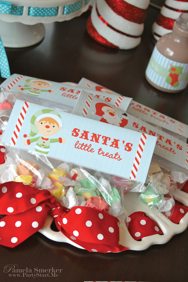 Holiday Party Cookie Decorating Exchange Favor Bag Toppers