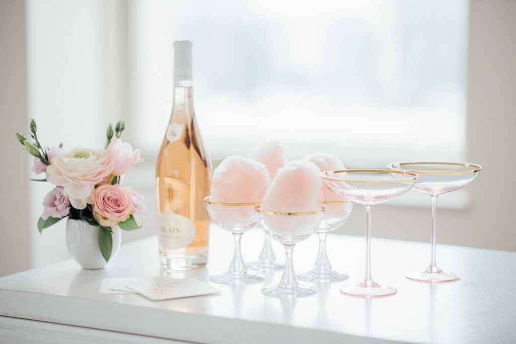 Cotton Candy Champagne Cocktail | Blush Paper Co.