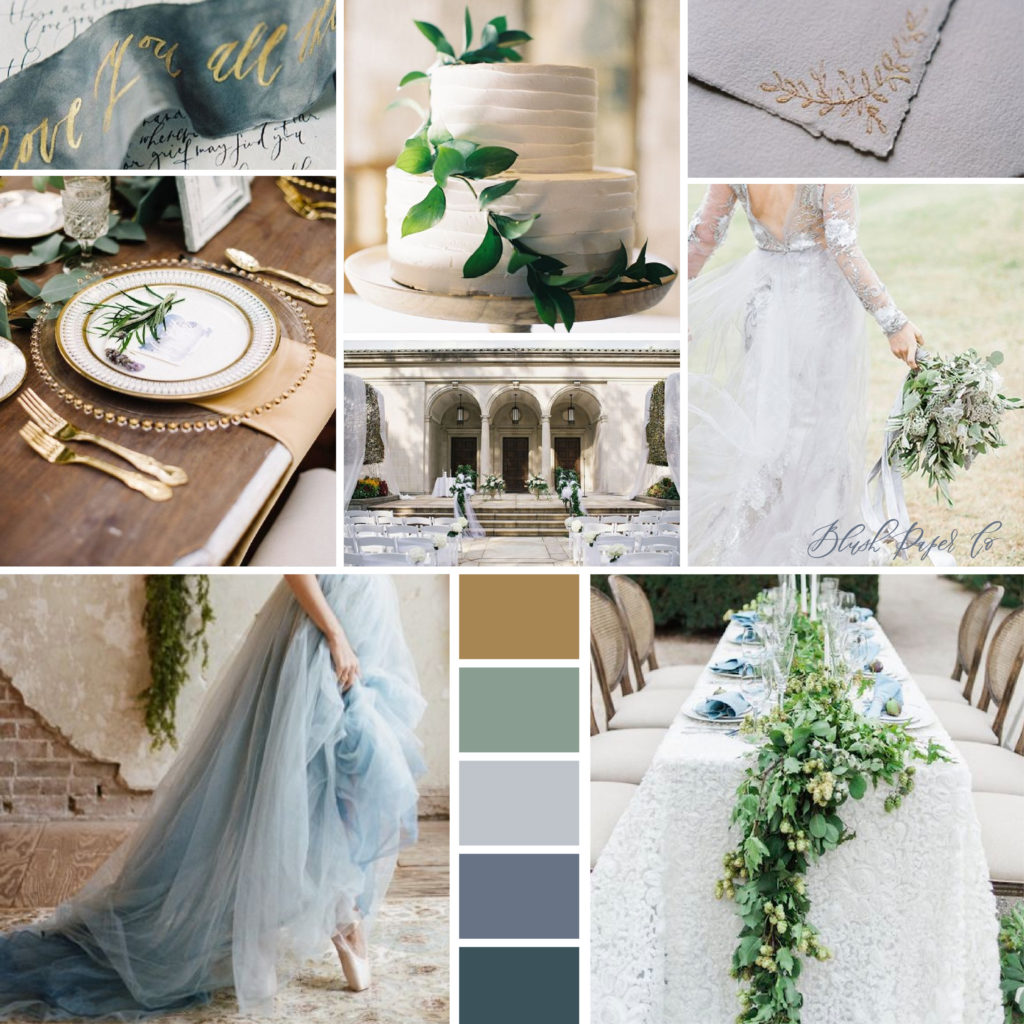 English Romance Greenery Wedding Inspiration | Blush Paper co.