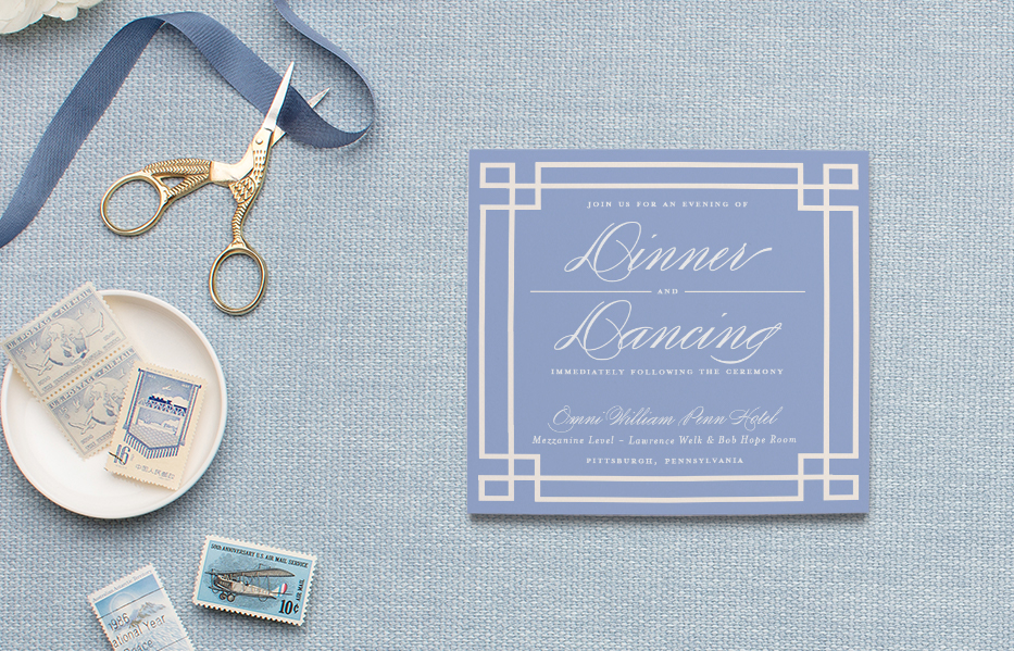 Blue and White Chinoiserie Wedding Invitations | Blush Paper Co.