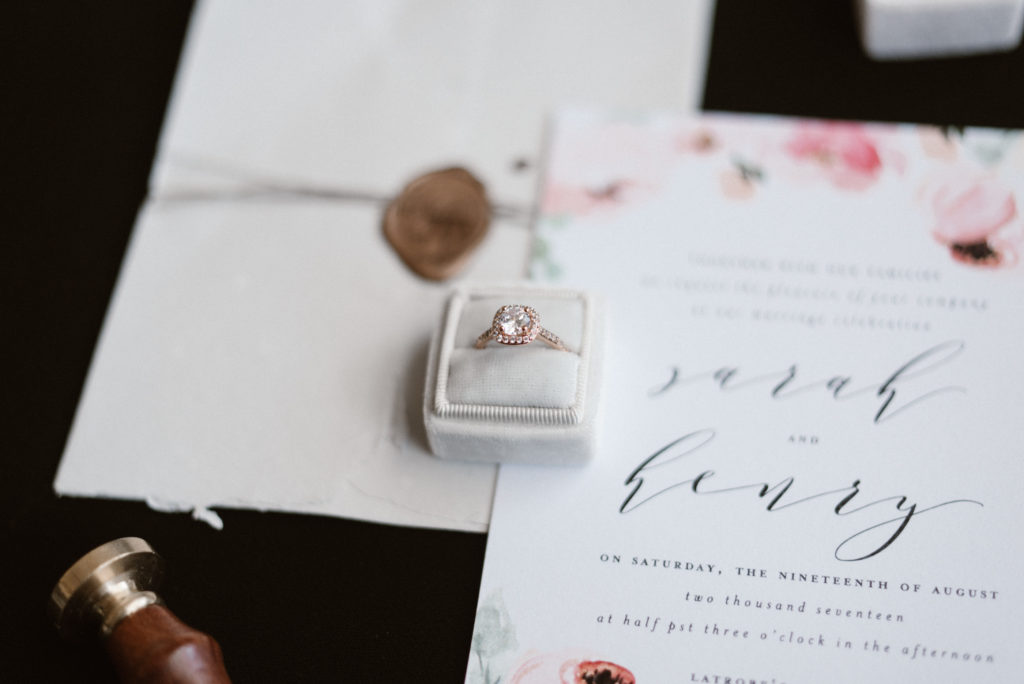 nature inspired floral wedding invitations | Blush Paper Co.