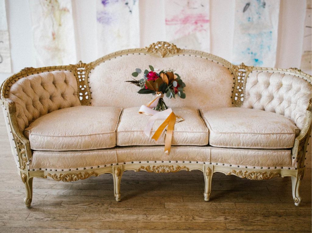 Art Deco Wedding Gold Marsala | Blush Paper Co.