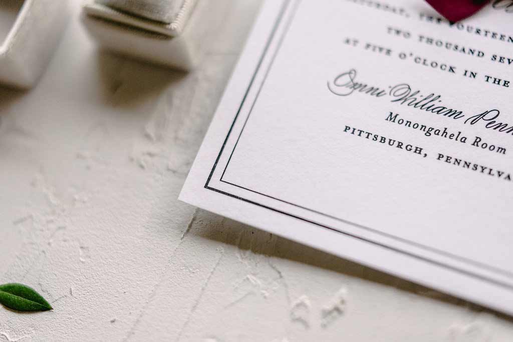 Marsala, Gold and Blush Wedding Invitations | Blush Paper Co.