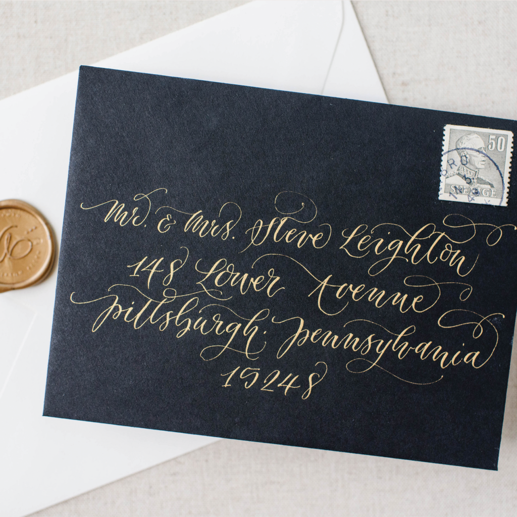 4 Ways To Embellish Your Wedding Envelopes - blog.blushpaperco.com