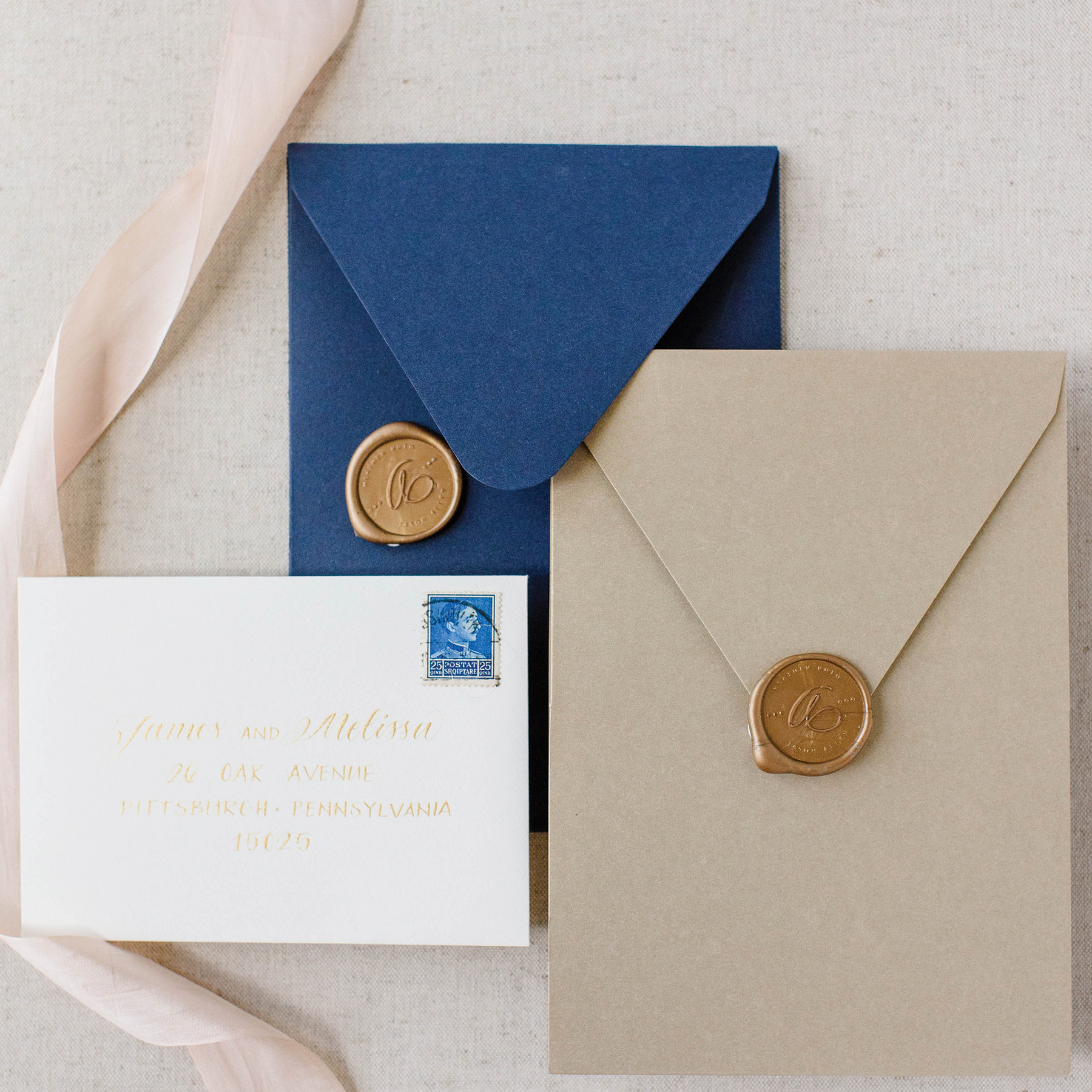 Wax Seals for Wedding Invitations | Blush Paper Co.