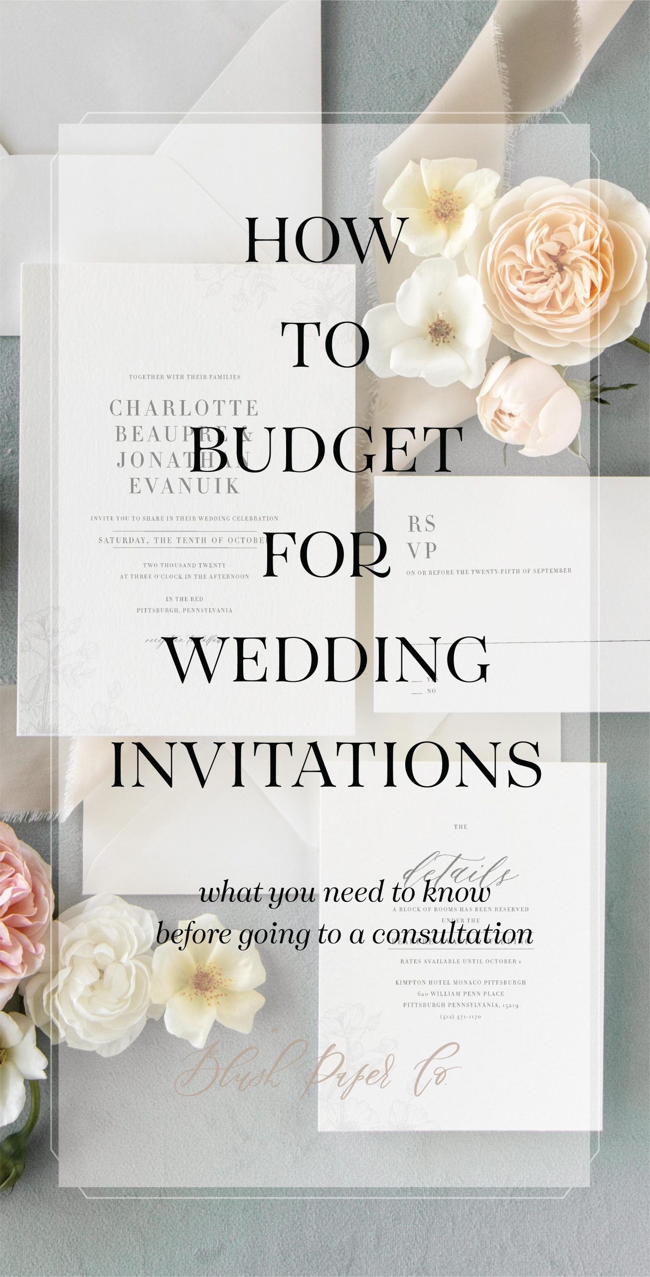How to Budget for Wedding Invitations