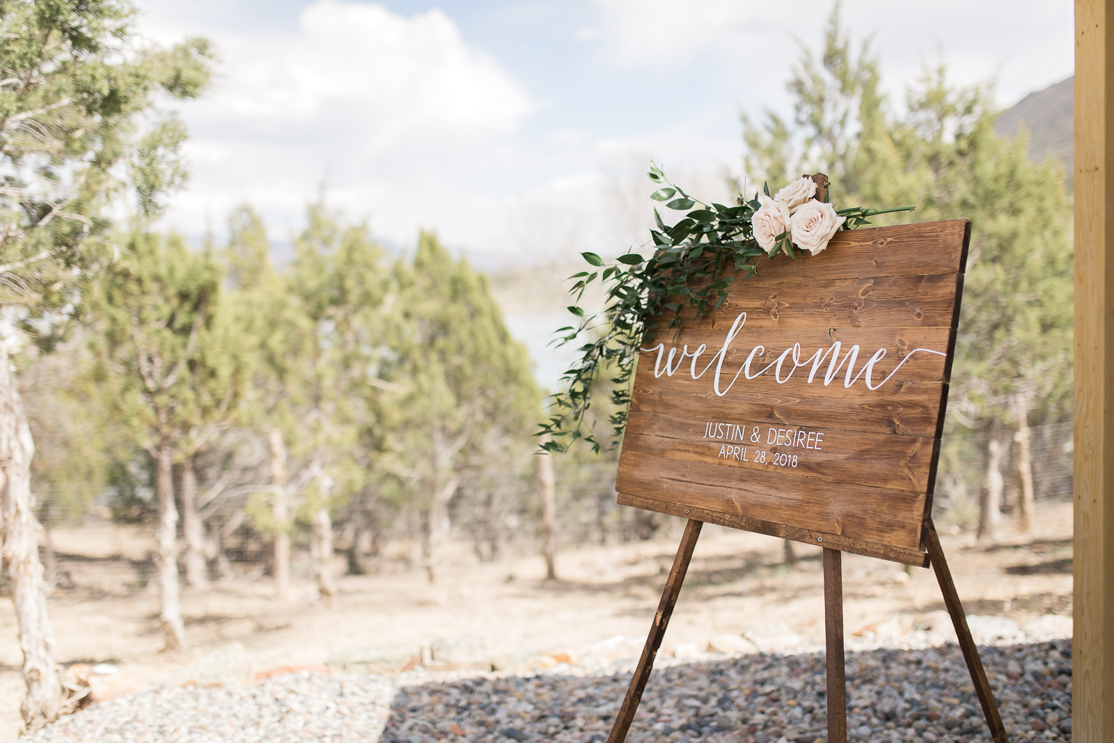 Desiree and Justin's Romantic Western wedding at Vista View Events in Rifle, Colorado. Wedding Photography by Megan Lee Photography