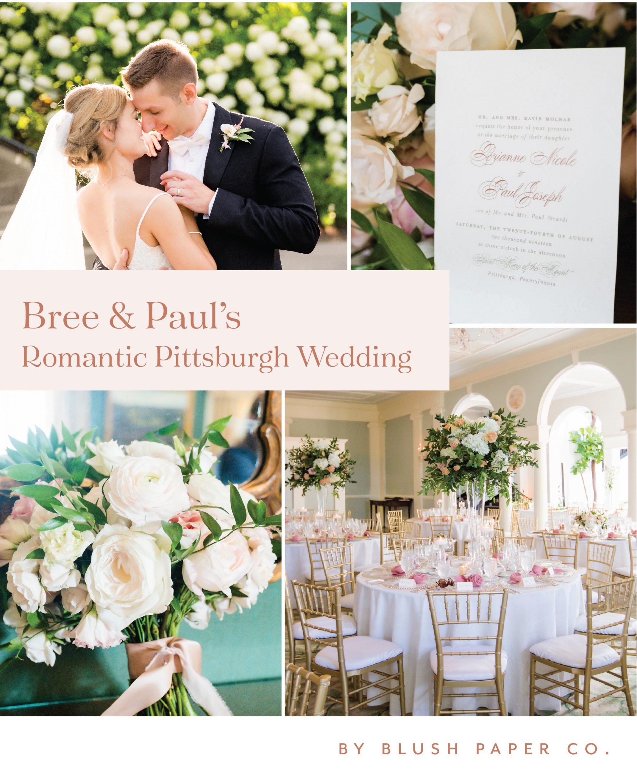 Bree & Pauls Romantic Classic Pittsburgh Wedding