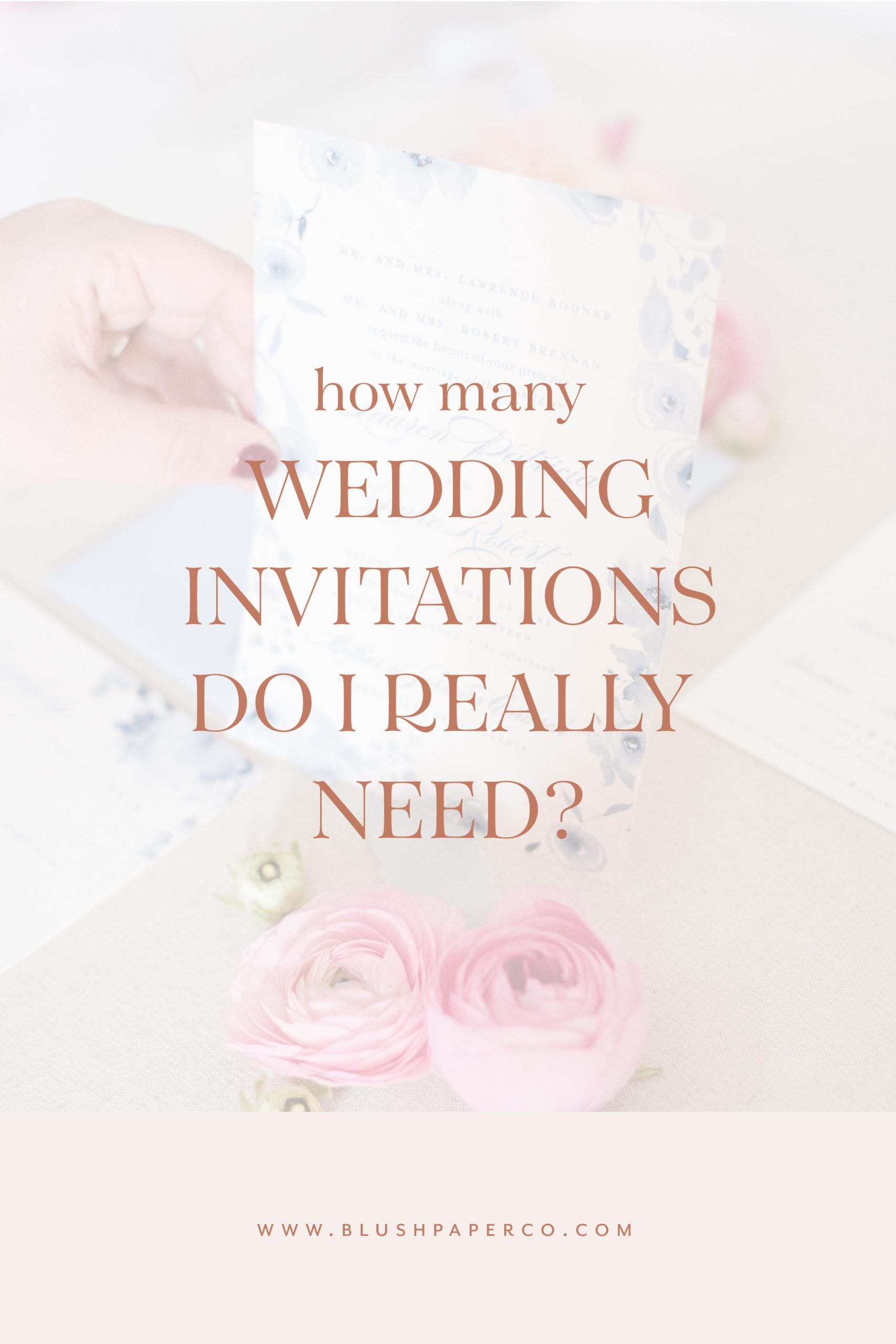 how many wedding invitations do i really need?