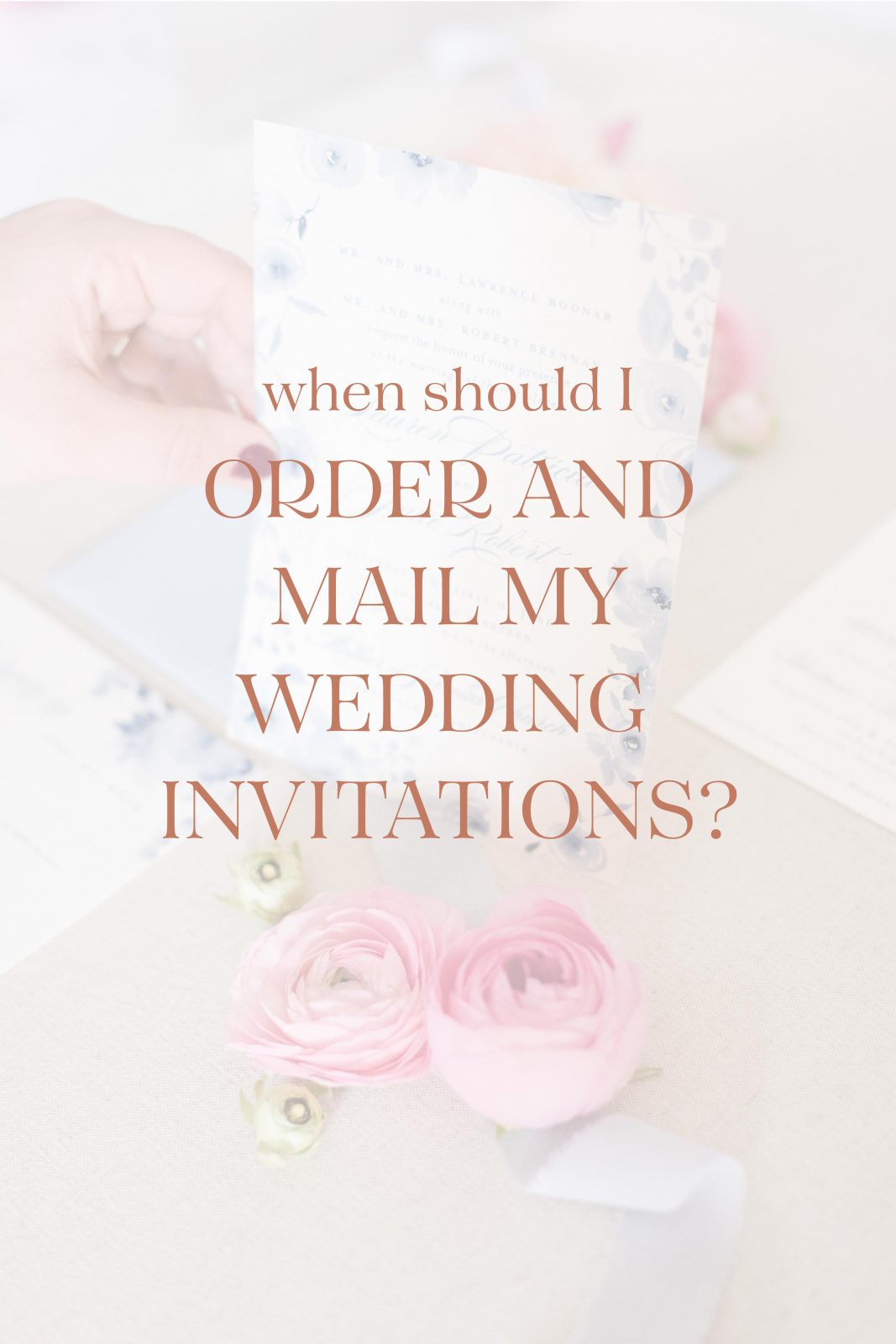 When To Order Wedding Invitations - blog.blushpaperco.com