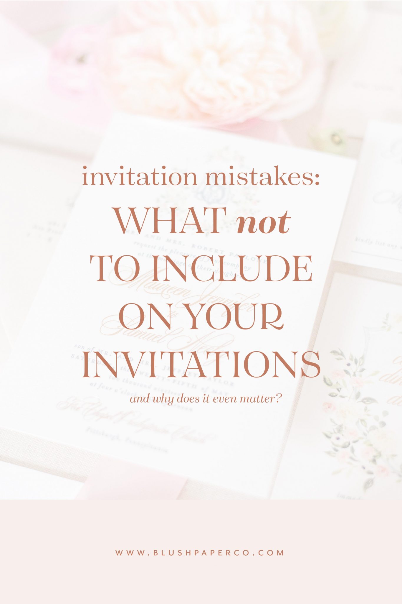 4 Invitation Mistakes: What Not to Include on Wedding Invitations ...