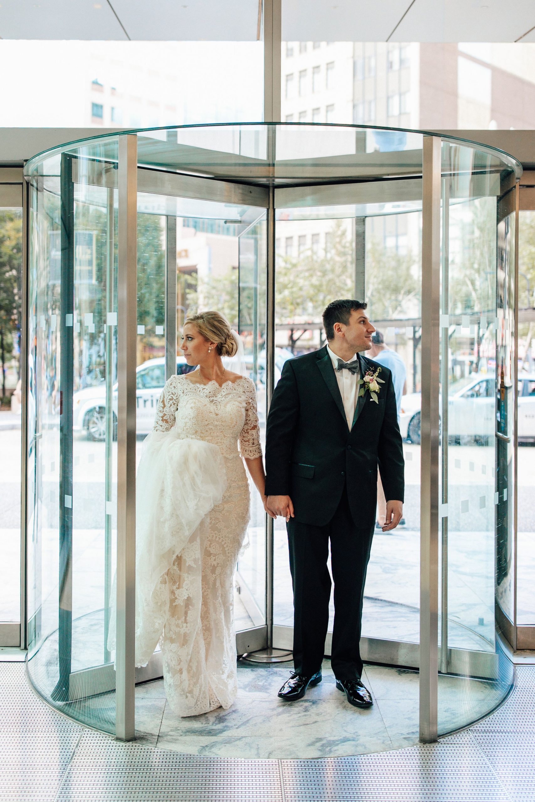 White and Green Wedding at PPG Wintergarden in Pittsburgh PA