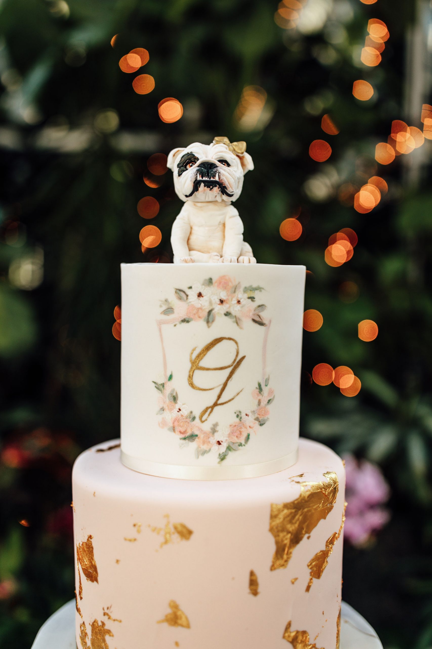 Wedding Monogram Cake