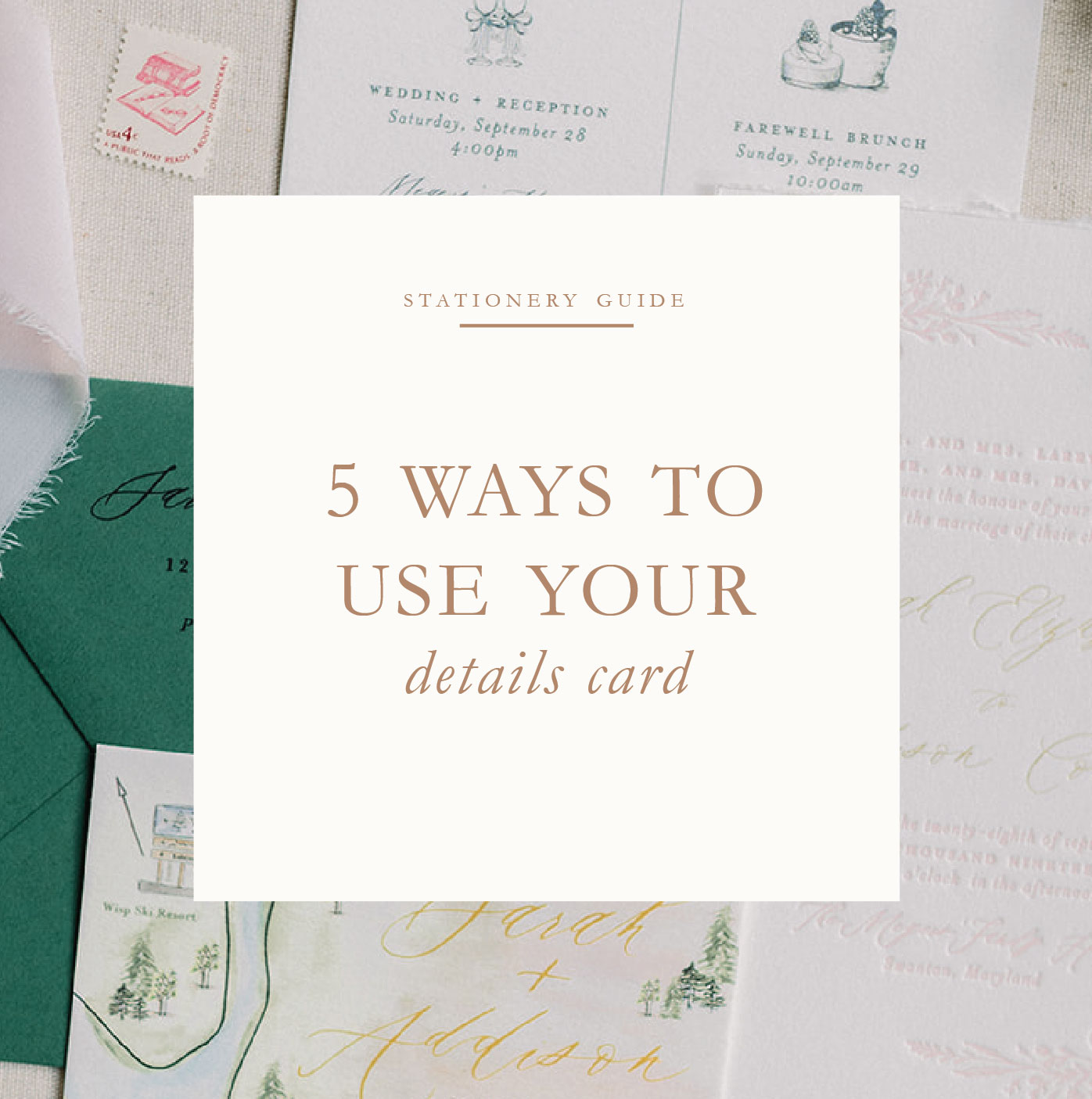 5 Ways to Use Your Details Card