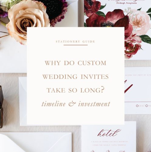 Why do custom wedding invitations take so long? - blog.blushpaperco.com