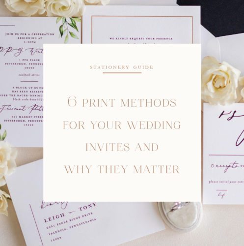 6 Print Methods for Wedding Invitations - blog.blushpaperco.com