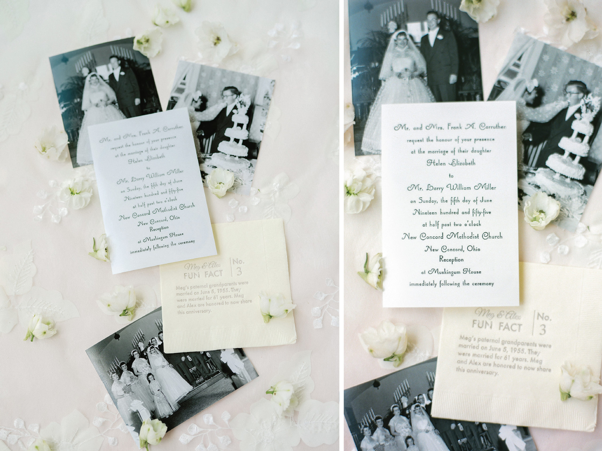 Pink and Green Garden Wedding by Blush Paper Co.