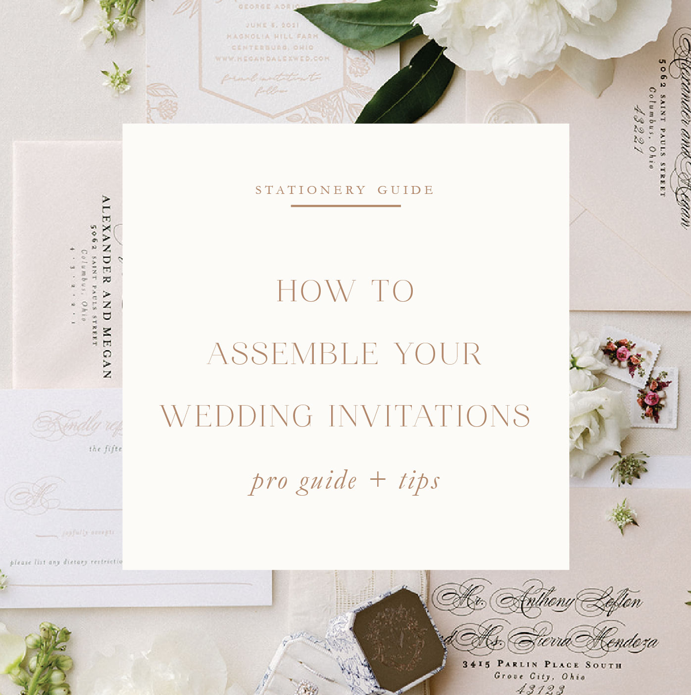 How to Assemble Your Wedding Invitations | Blush Paper Co.