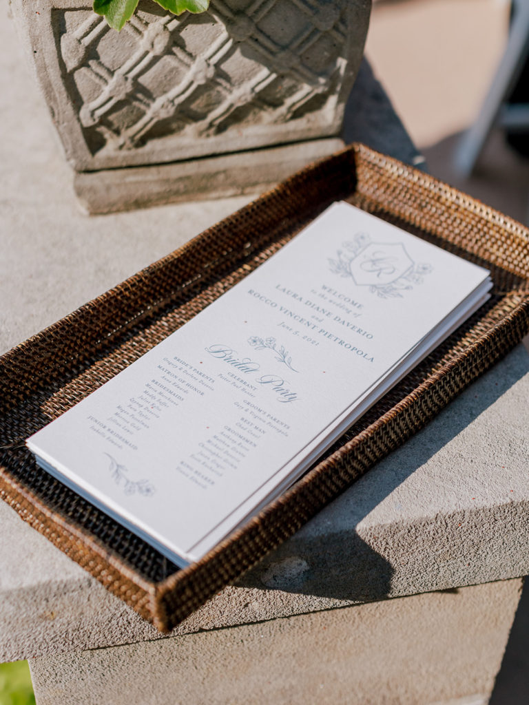 Wedding Ceremony Programs by Blush Paper Co.